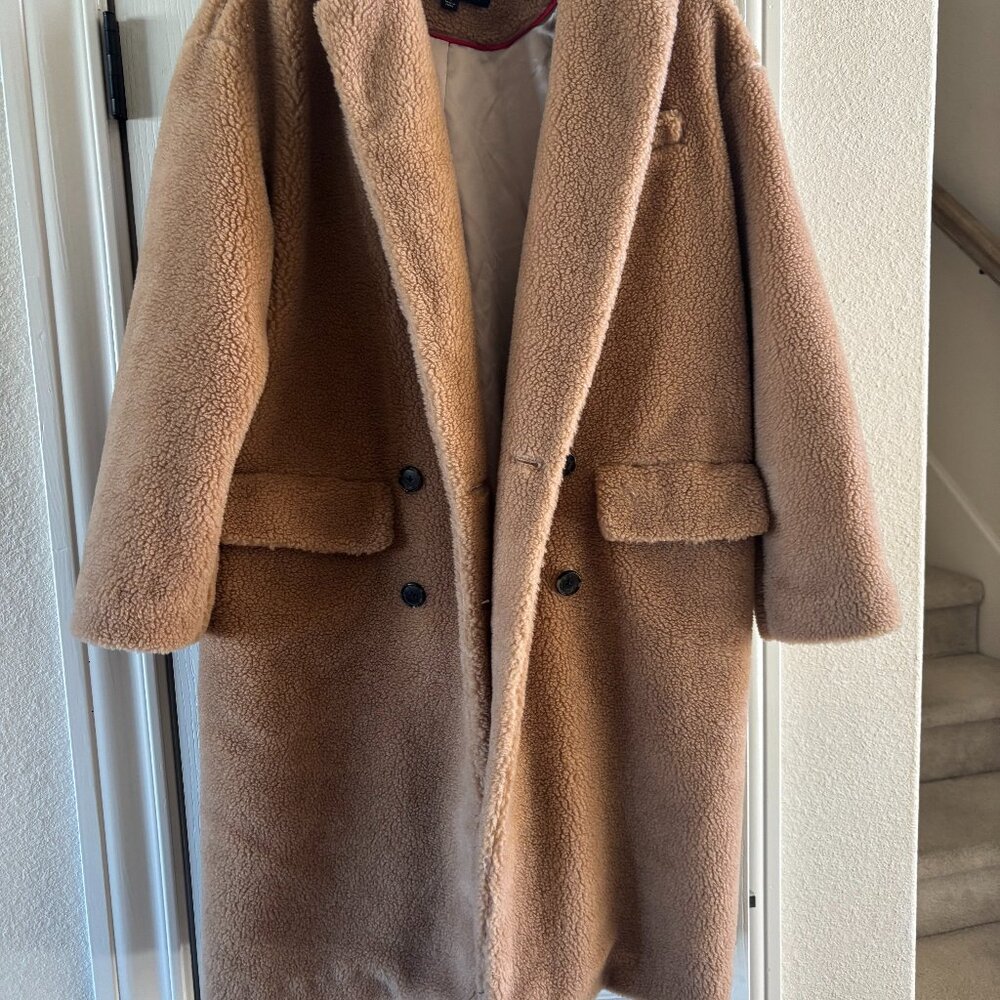 J Crew teddy bear coat